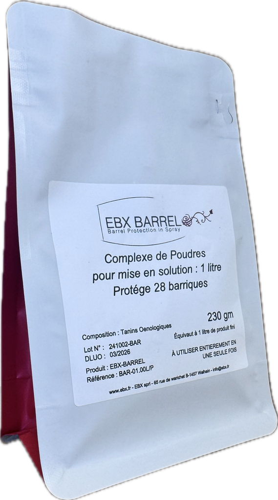 EBX-BARREL (forme poudre équiv. 1 Litre / à utiliser en une seule fois - 1 Batch)