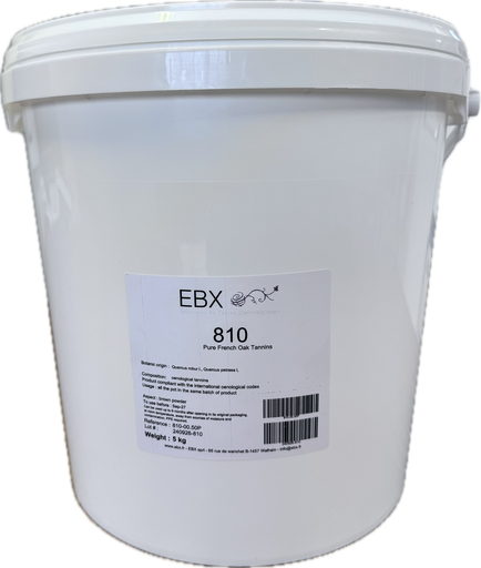 EBX 810 - Powder Tannins - Untoasted French Oak - 5 kg  (11 lbs)